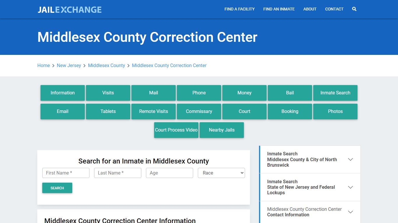 Middlesex County Correction Center - Jail Exchange